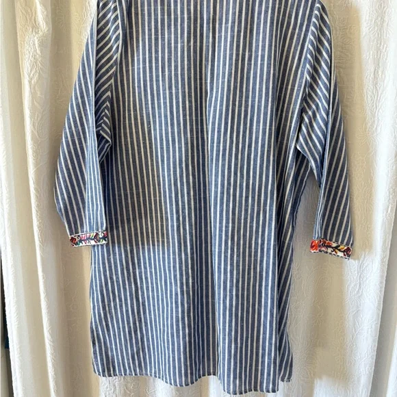 Top It Off Stripped embroidered Dress - Picture 5 of 5